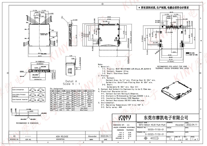 sd 7.0卡座