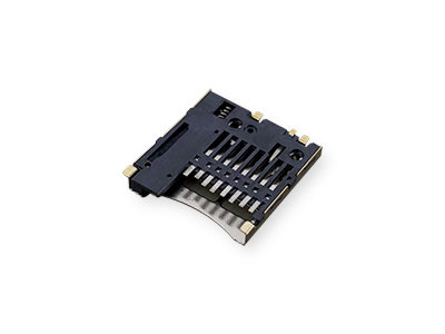 Micro SD push type内焊型 H:1.95mm
